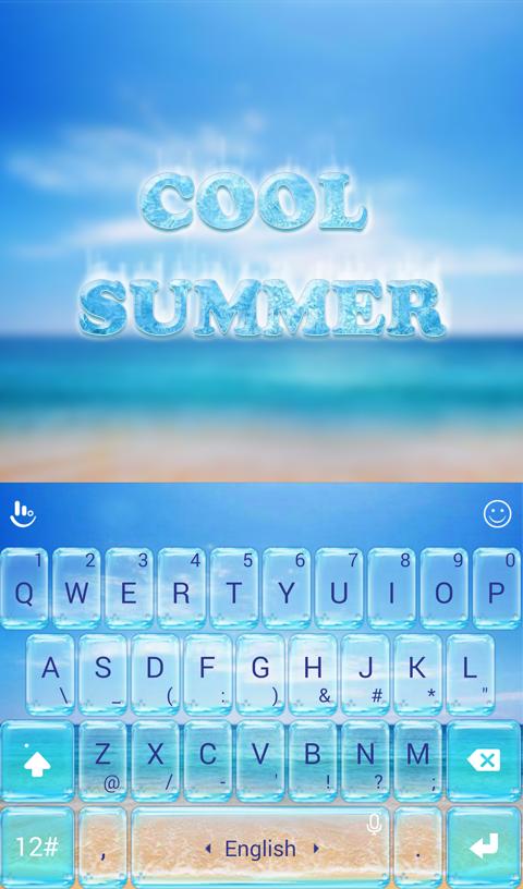TouchPal Cool Summer Theme