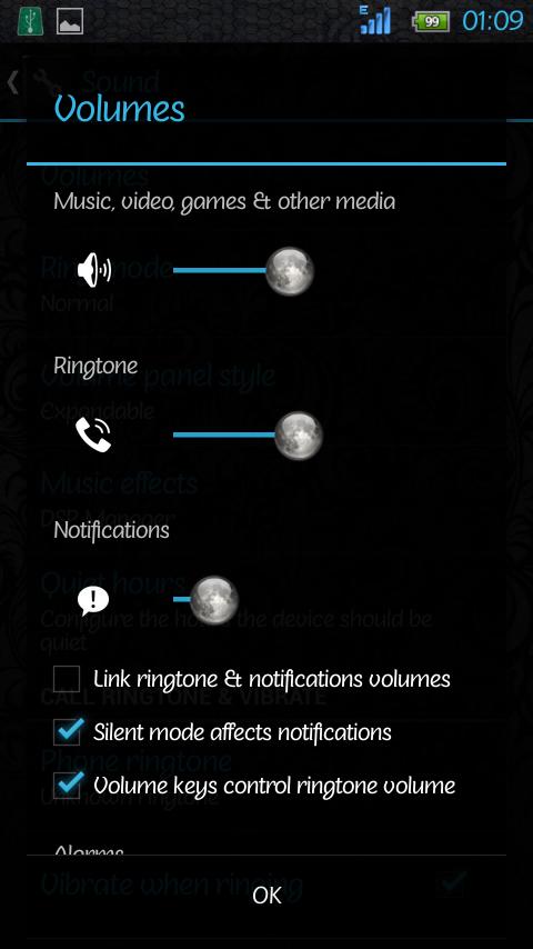 Night CM11/CM10/AOKP theme