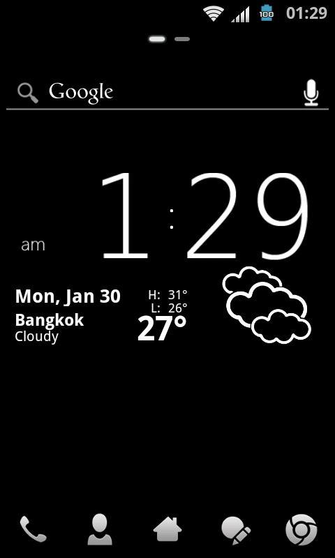 Steel Theme GO Launcher EX