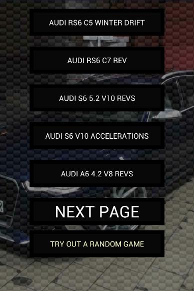 Engine sounds of RS6 S6 A6