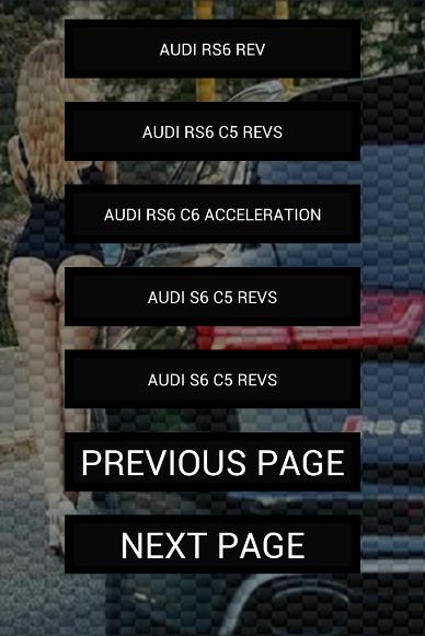 Engine sounds of RS6 S6 A6