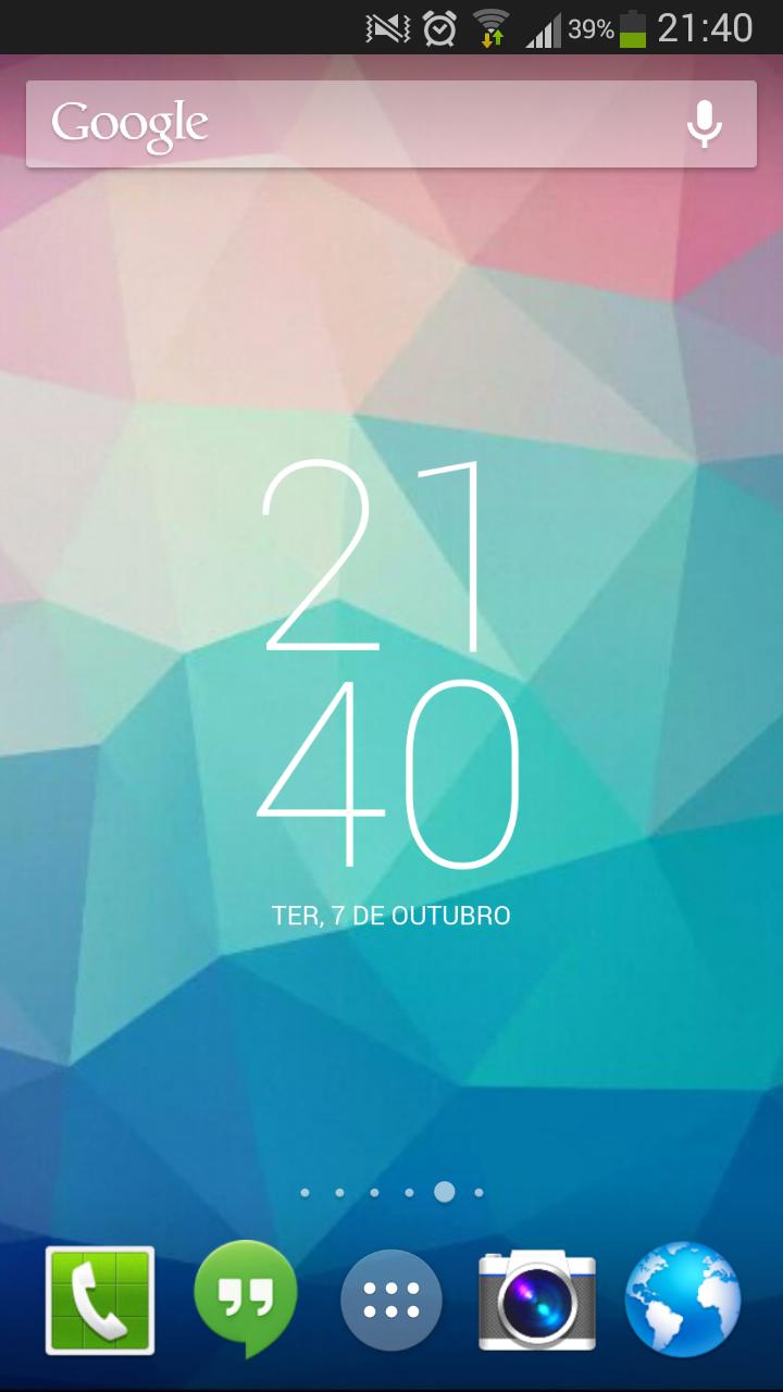 Roboto Clock Widget