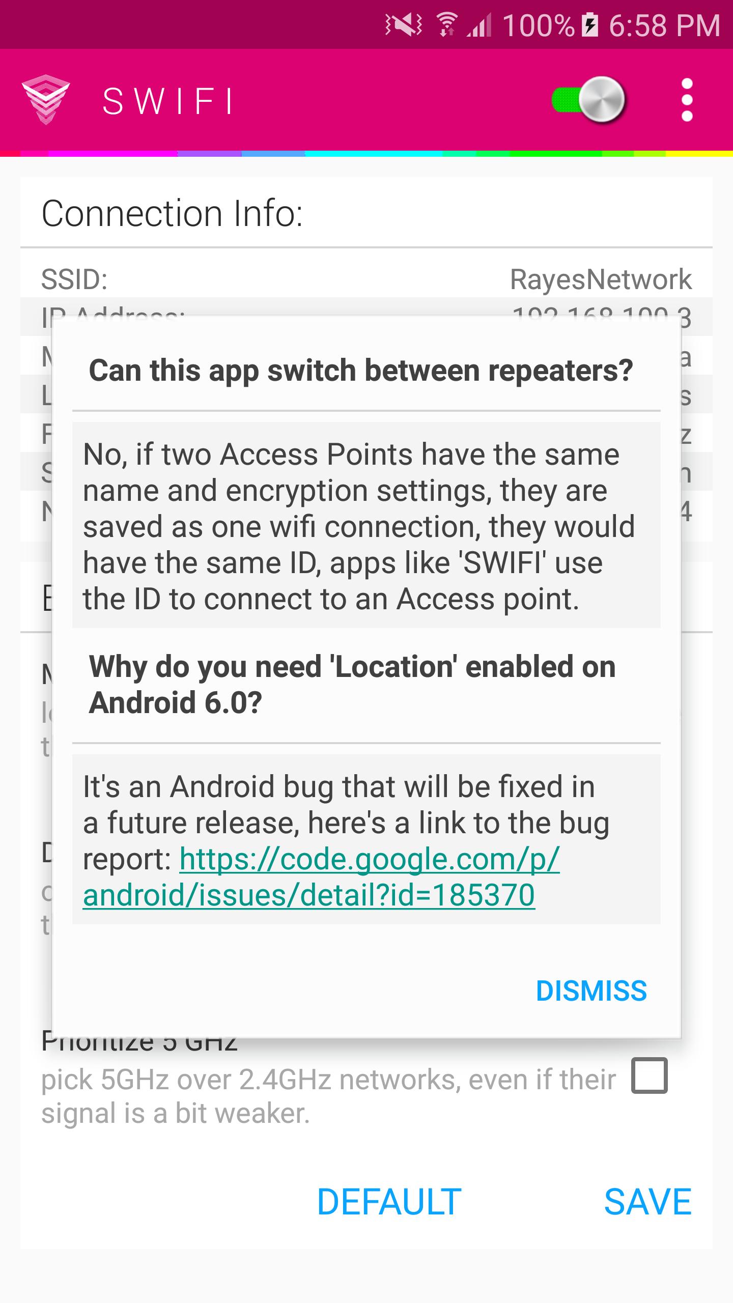 SWIFI Auto Switch nearest WiFi