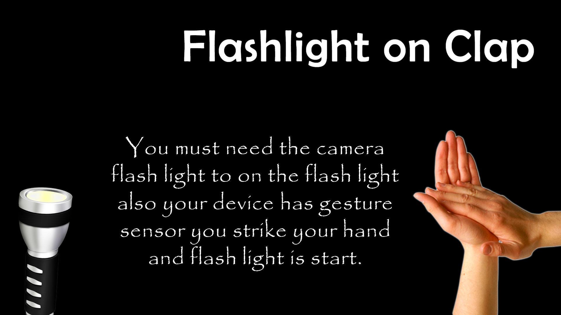 Flashlight on Clap Pro