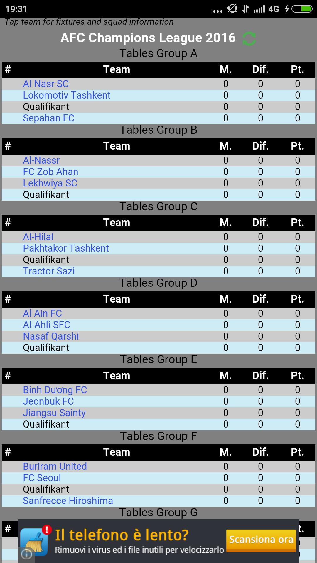 Asia Champions League 2016