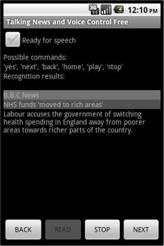 HandsFree News Rss Reader DEMO