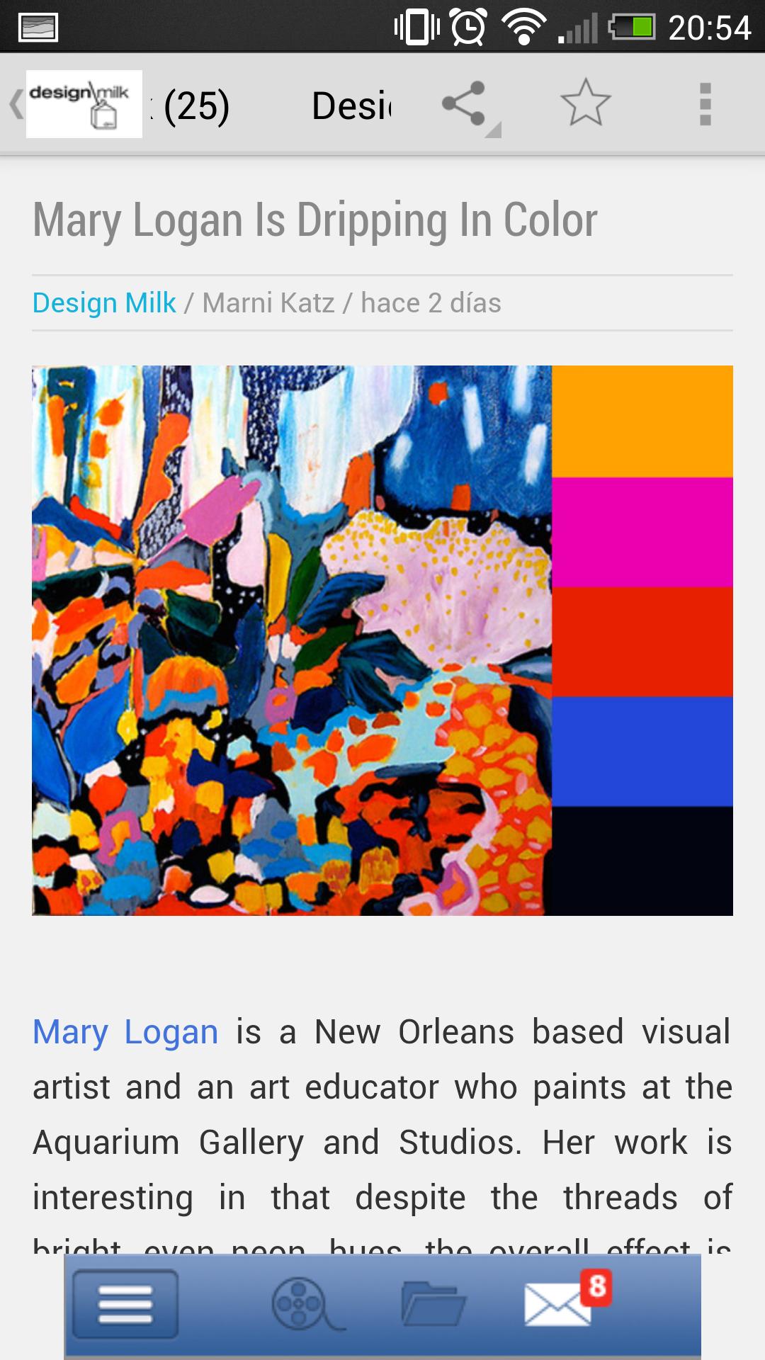Design Milk RSS Reader