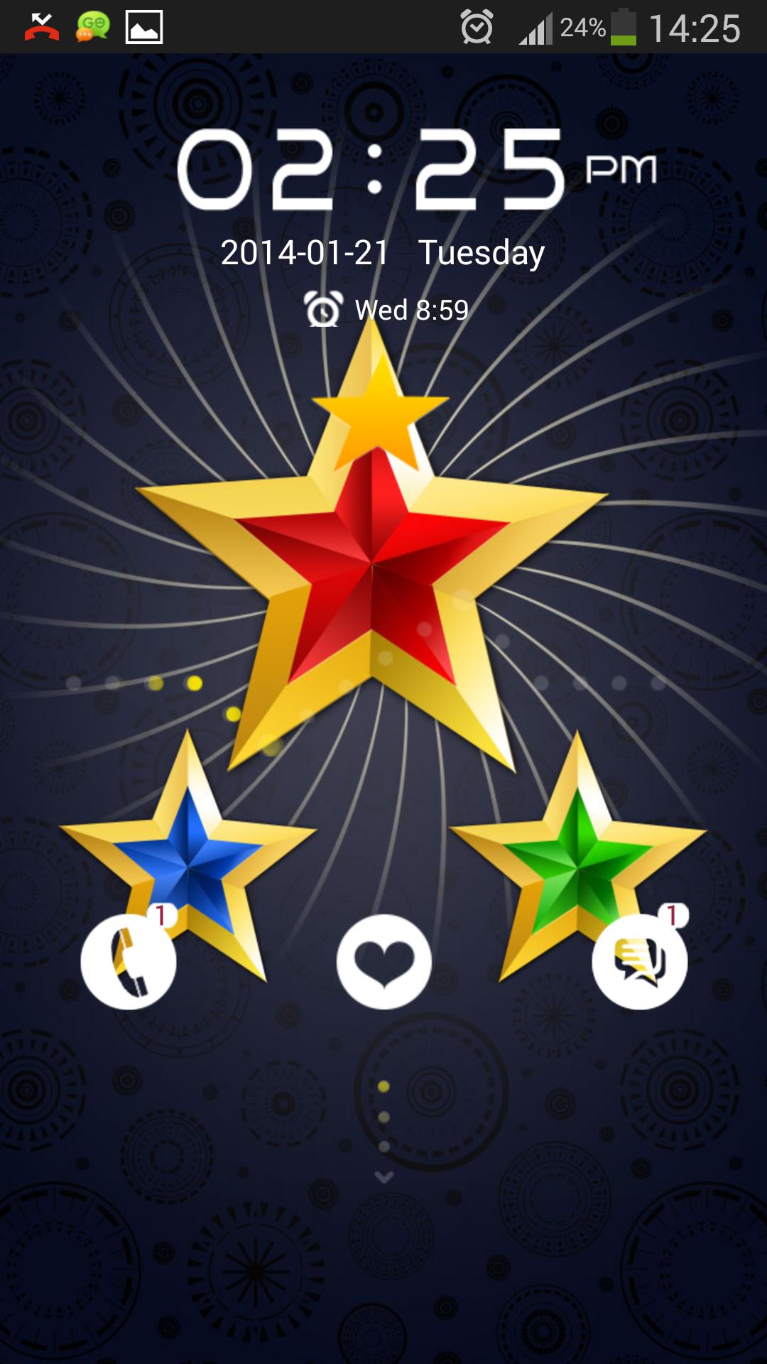 Stars for GO Locker