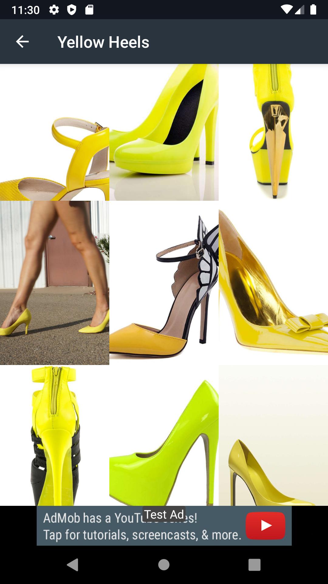 Yellow Heels Ideas