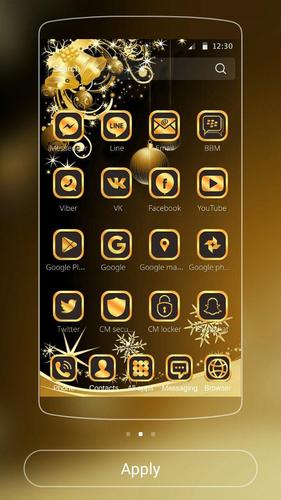 Gold Christmas 2016 Theme