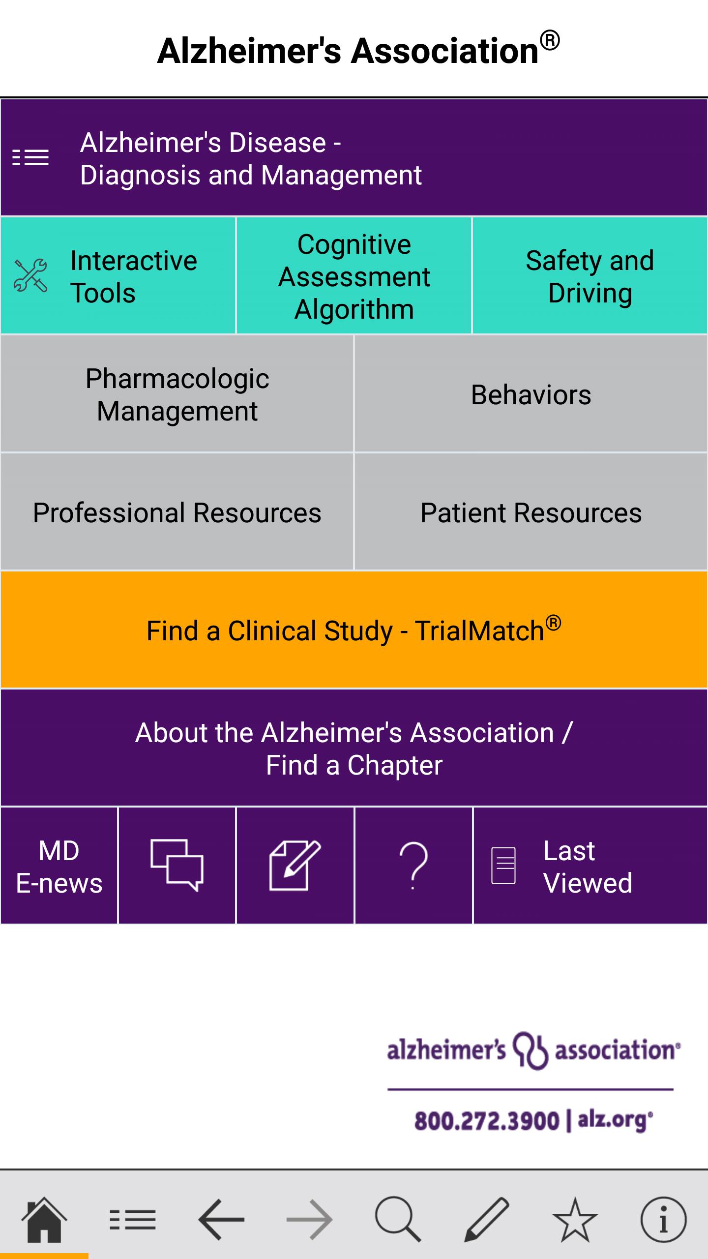 Alzheimer's Disease Pocketcard
