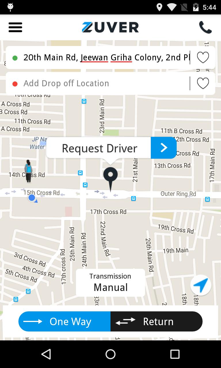 Zuver - Your Driver On Demand