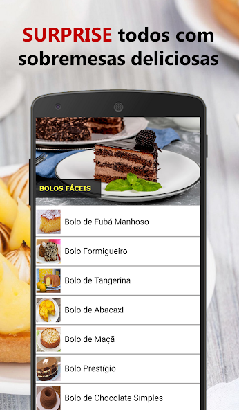 Receitas bolos simples caseiro