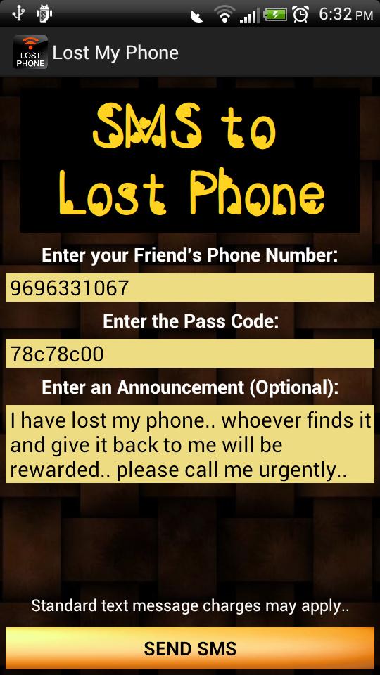 Lost My Phone