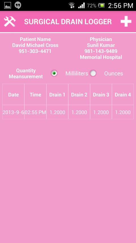 Surgical Drain Logger