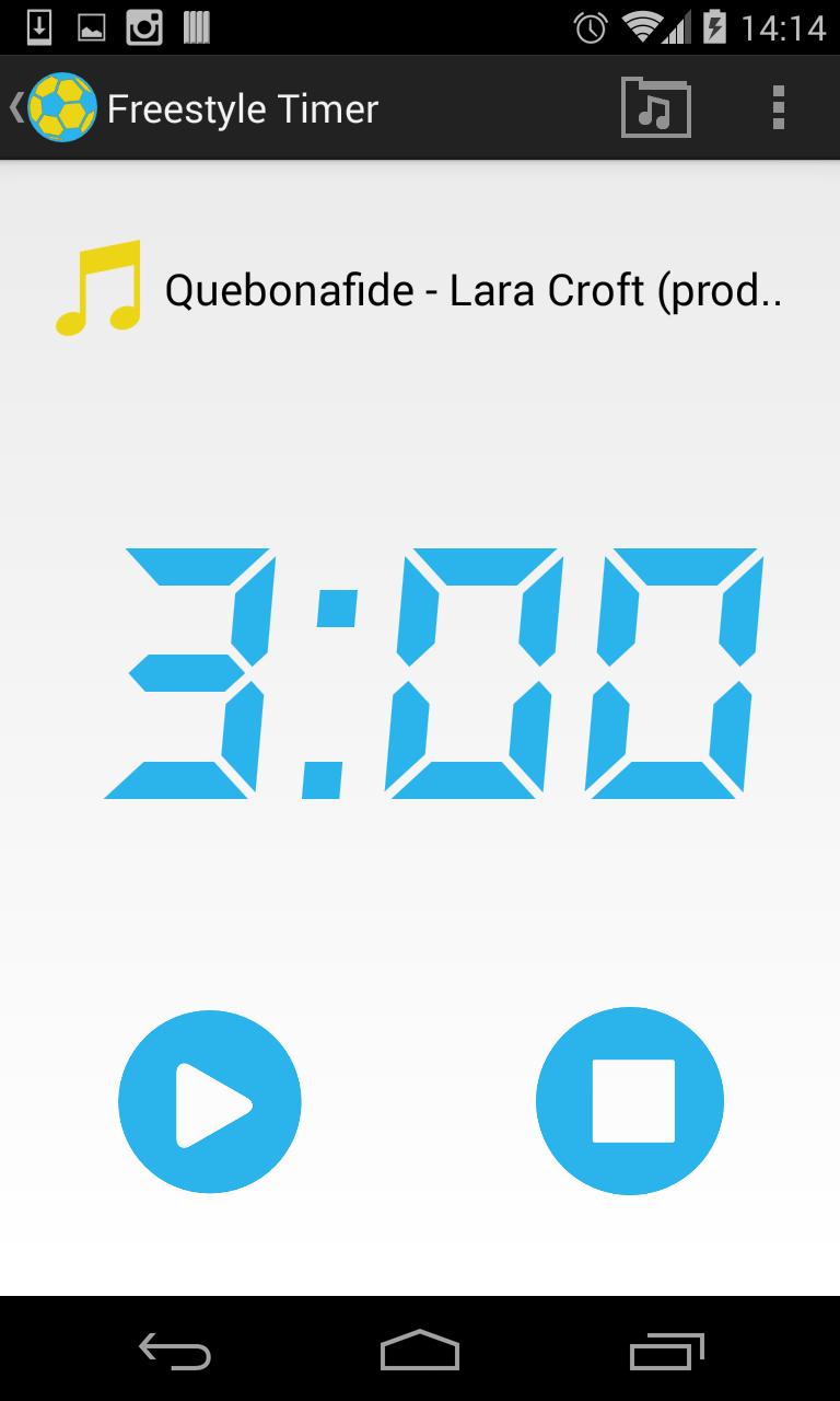 Freestyle Football Timer