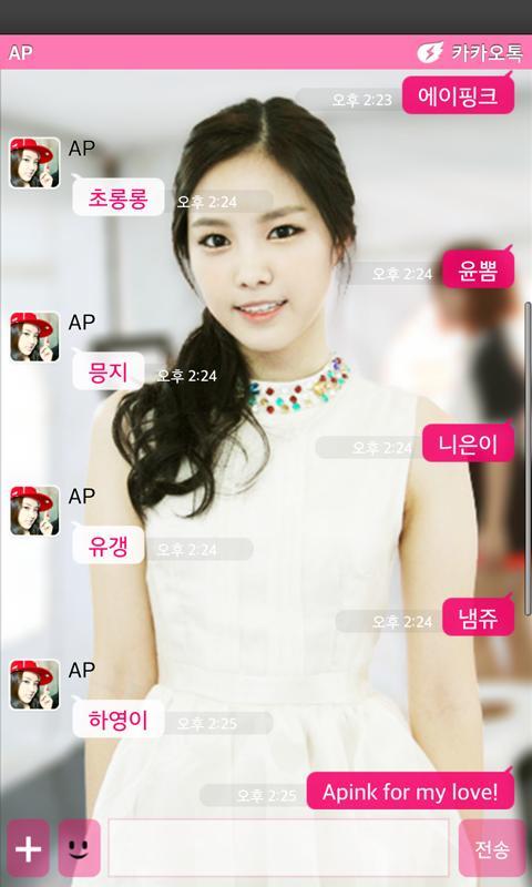 Apink SNE Kakaotalk Theme