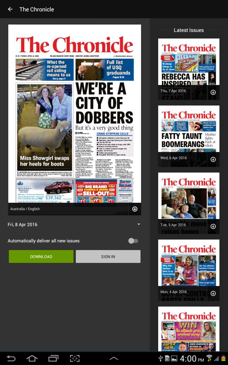 The Chronicle Toowoomba