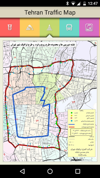 Tehran Traffic Map