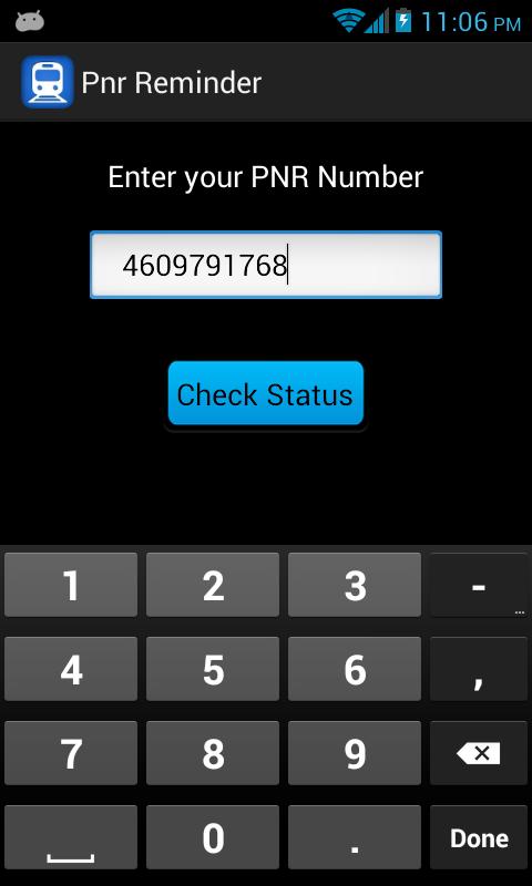Pnr Reminder