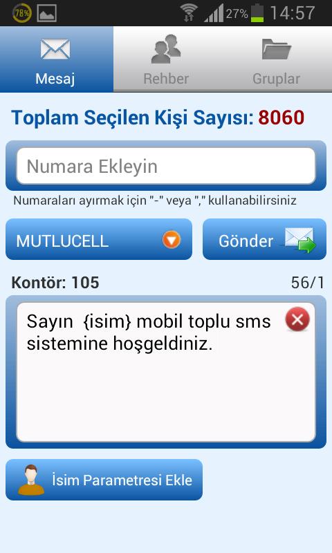 Toplu SMS