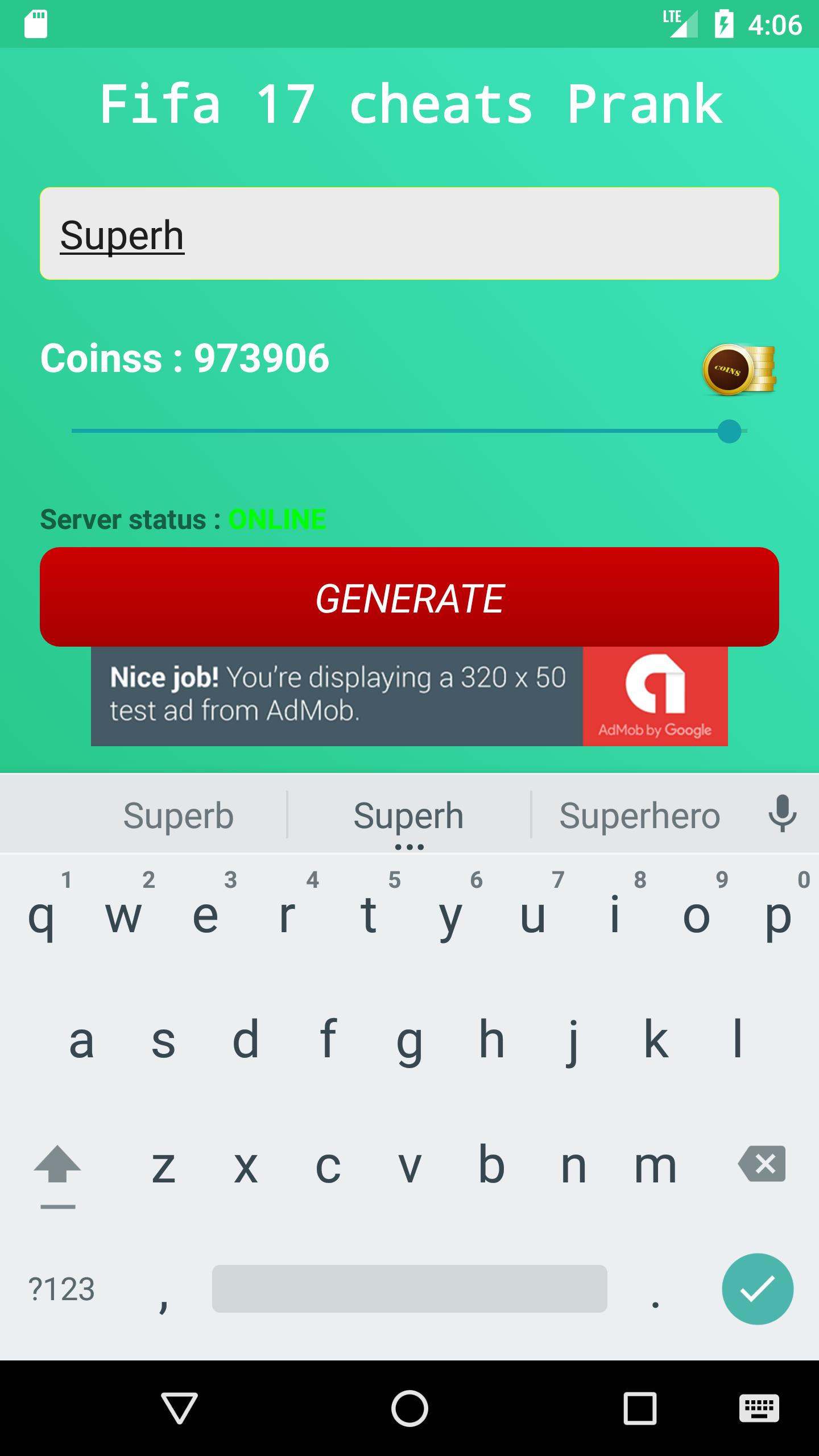 Cheat for fifa 17 prank!