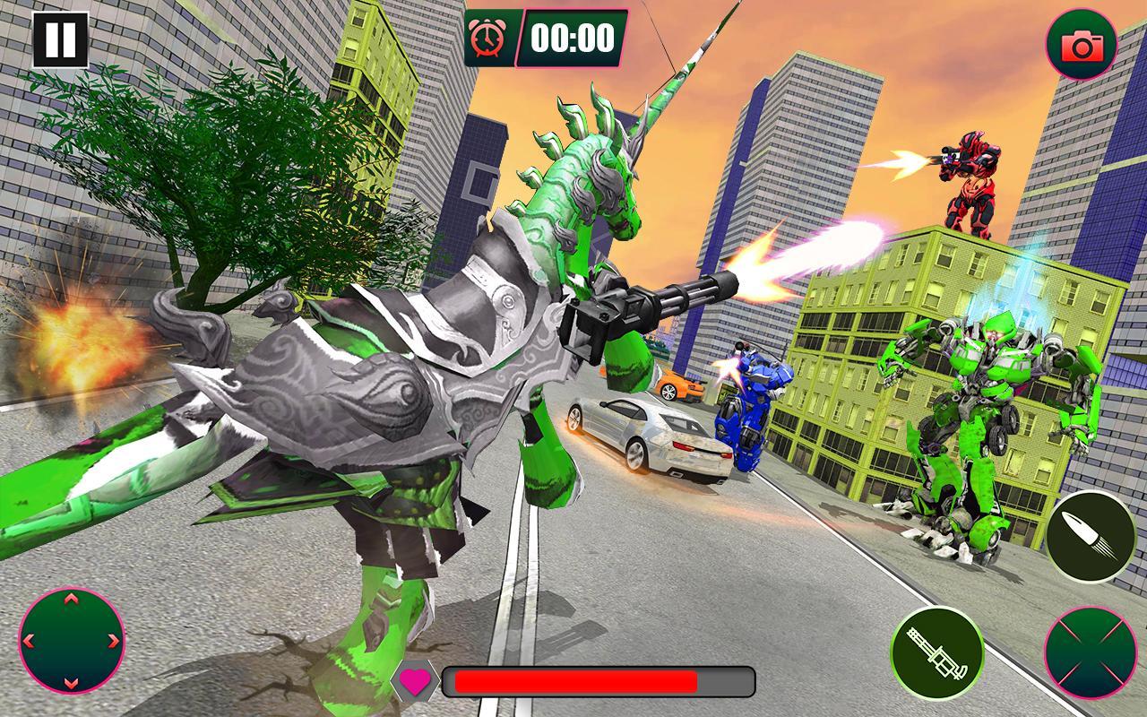 Horse Robot Transformation Simulator