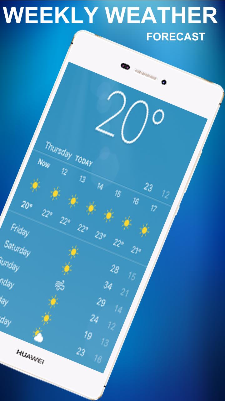 Daily Weather Live Forecast App Hourly,Weekly 2019