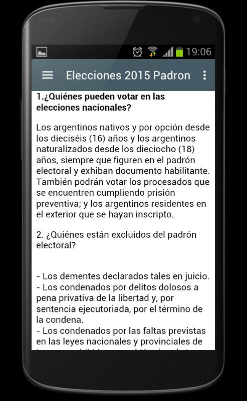 Donde Voto Elecciones 2015