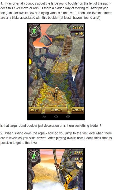 Best Guide For Temple Run 2