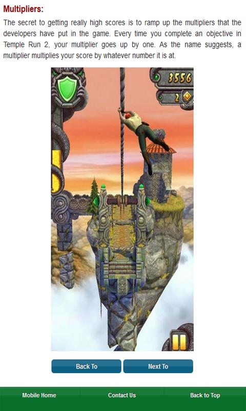 Best Guide For Temple Run 2
