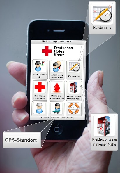 DRK-App - Rotkreuz-App des DRK