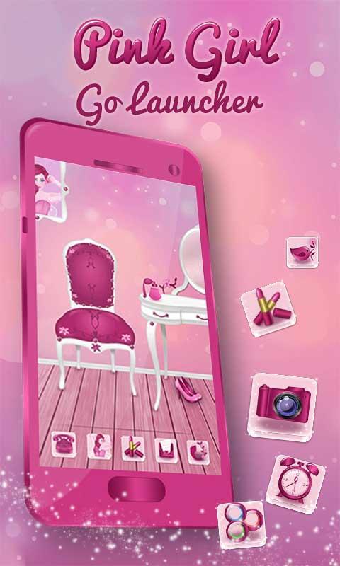 Cute Girly Pink Launcher