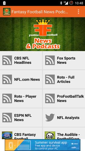 Fantasy Football News Podcasts