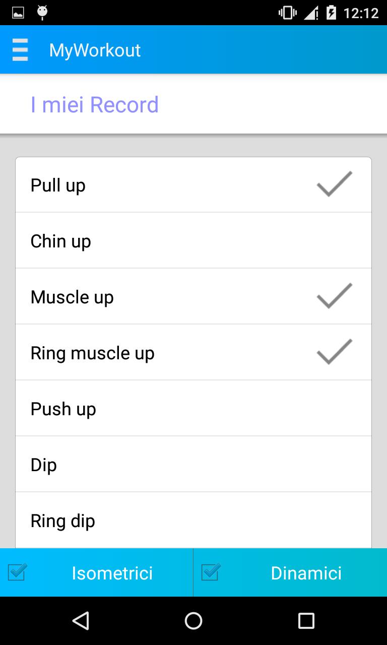 My Workout