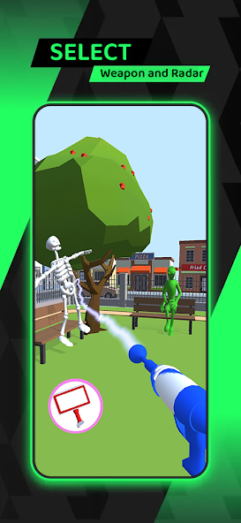 Laser Color Gun for Alien Find