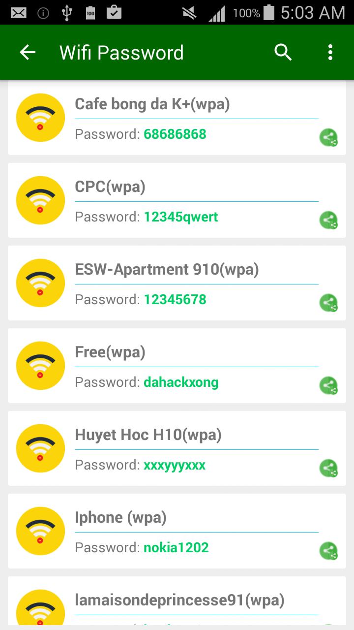 Wifi Password [Root]