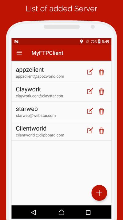 My FTP Client - FTP Server Manager