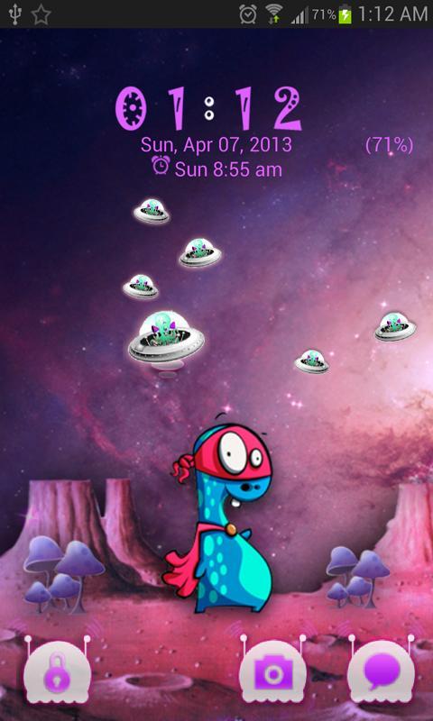 Space Ufo Theme Go Locker
