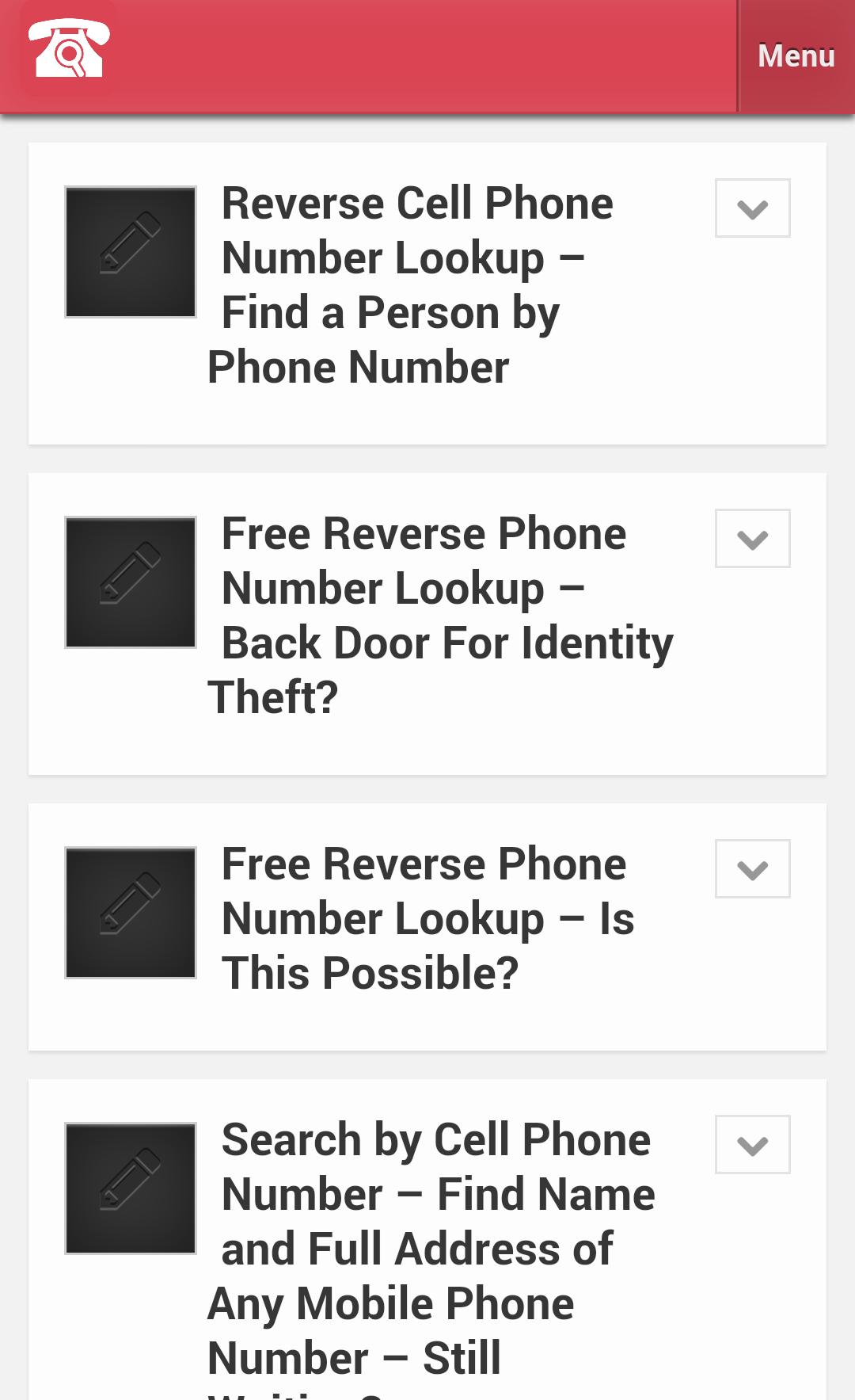 Phone Number Lookup