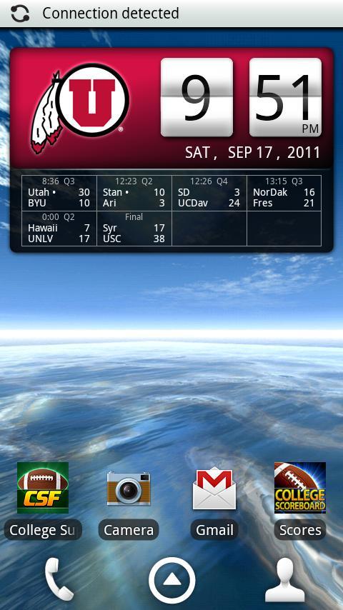 Utah Utes Live Clock
