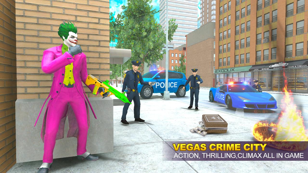 Grand Clown Crime City War: Gangster Crime Games