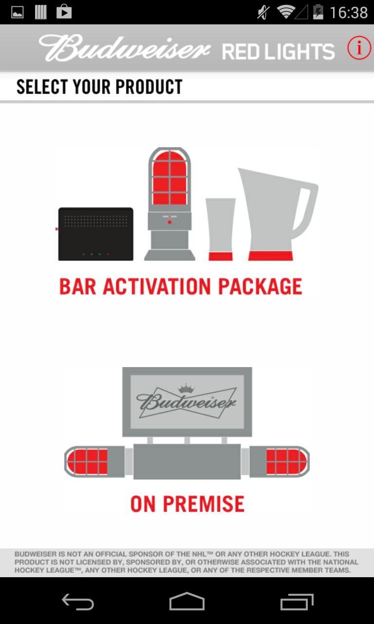 Budweiser Red Lights Bar Ed