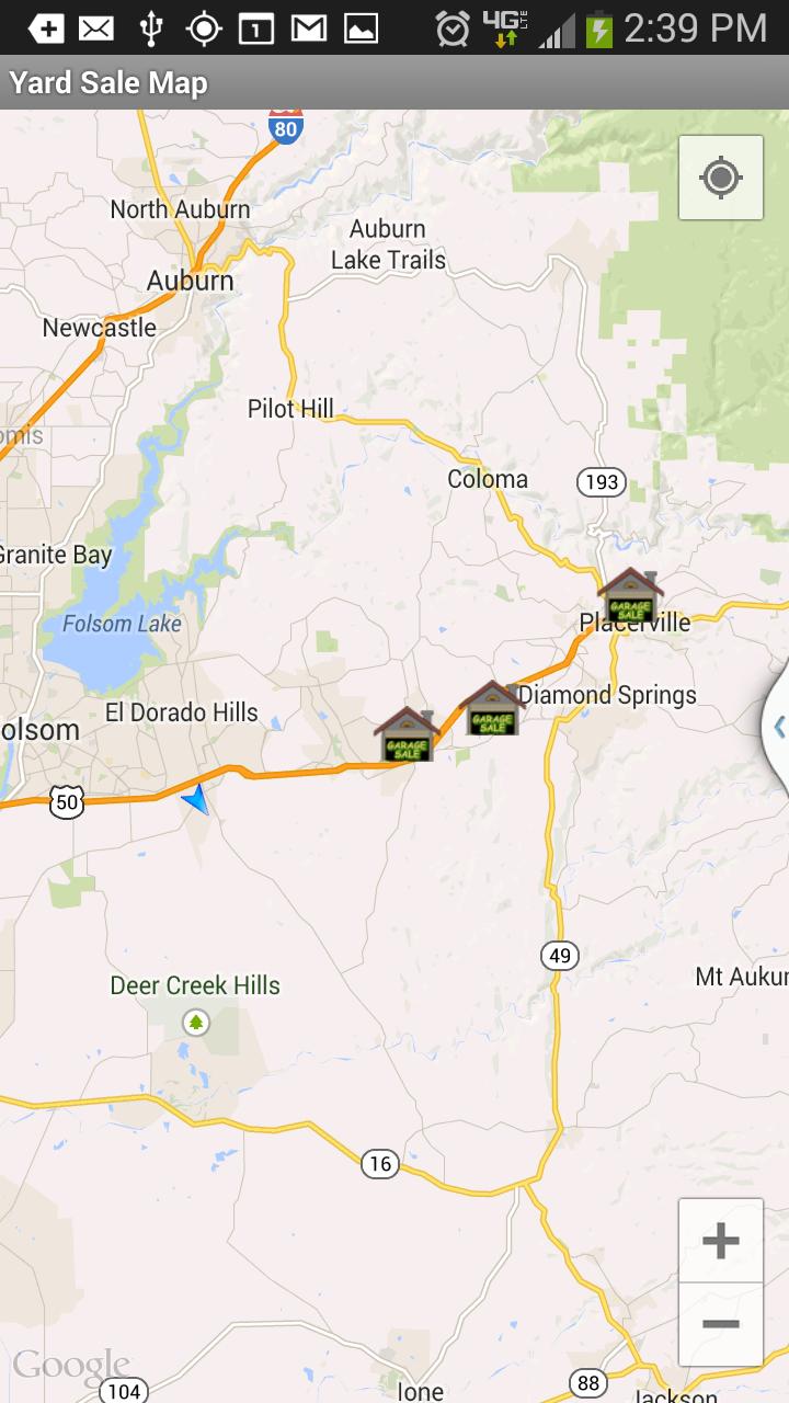 Garage Sale Navigator Demo