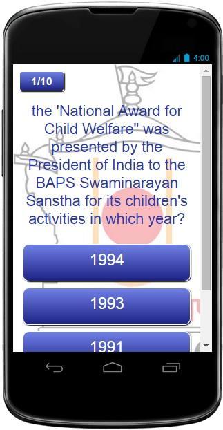 BAPS History Quiz