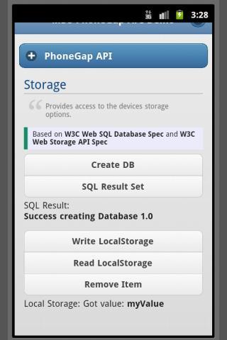 PhoneGap API w/ jQuery Mobile