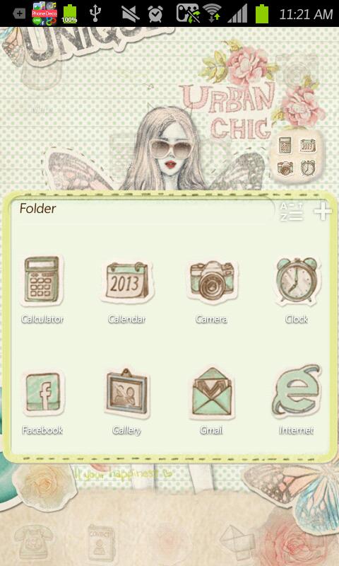 Collage go launcher theme