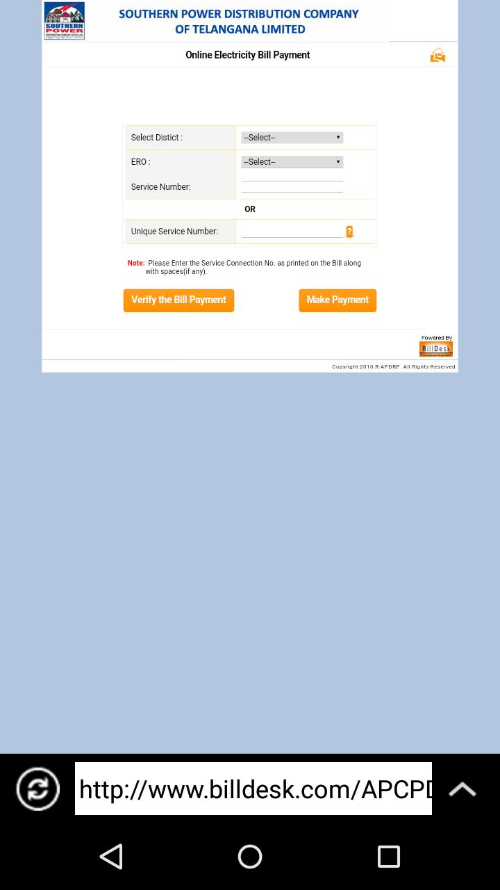 Telangana power SOUTH