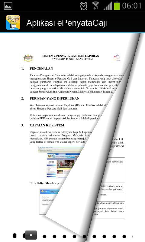 ePenyata Gaji Online ANM