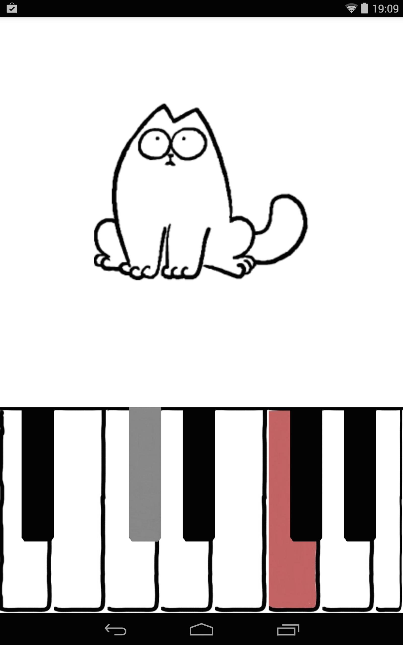 Simon's Cat Piano